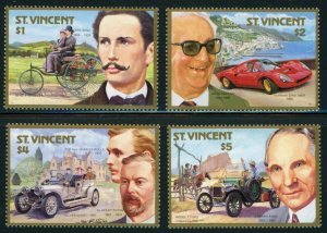 St. Vincent MNH 1044-7 Automobile Centenary SCV 6.25