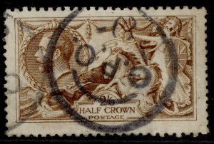 GB GV SG405 SPEC N64(8), 2s 6d bright yellow-brown DE LA RUE, USED. Cat £275. 