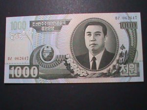 ​KOREA-2006 VERY OLD $1000-LEADER KIM II SUNG  UN CIRCULATED-VERY FINE