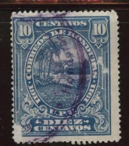 Honduras  Scott 134 Used 1911 scuffed stamp