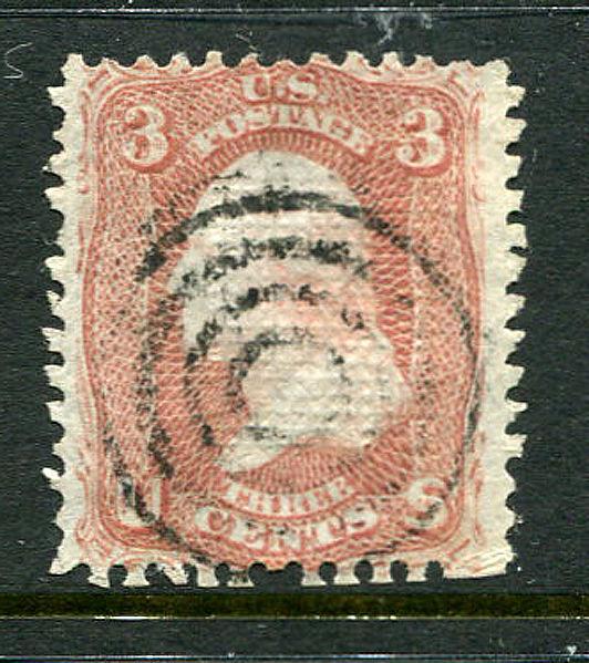 STAMPS: Block of Six Scott C5 16¢ Air Mail Stamps