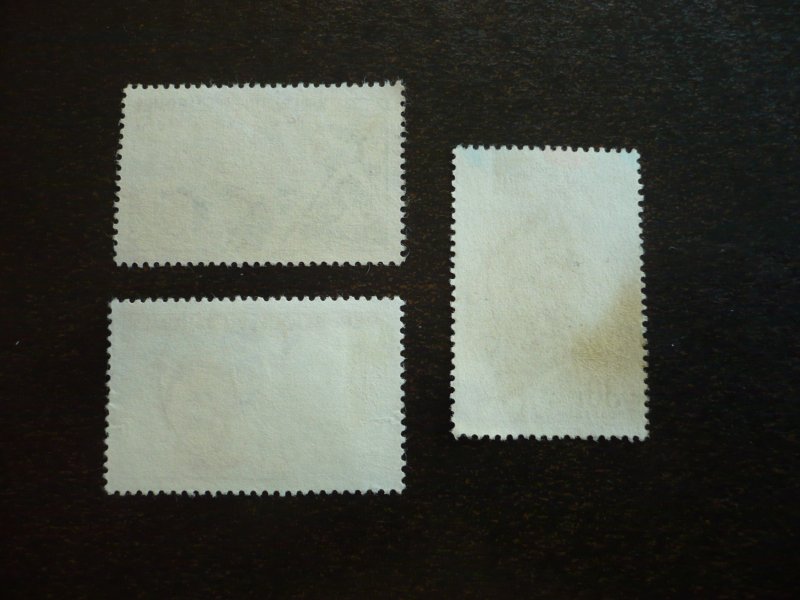 Stamps - Dahomey - Scott# 162,166-167 - Used Part Set of 3 Stamps