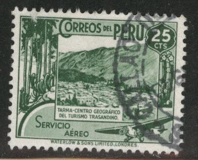 Peru  Scott C52 Used Airmail stamp