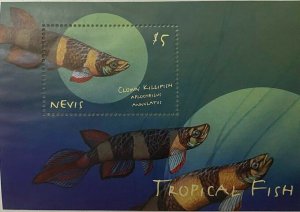 Nevis 2000 - Tropical Fish  - Souvenir Sheet   - MNH