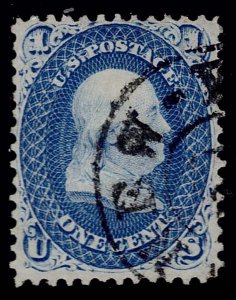 U.S.  63 USED HR PENCIL MARK SINGLE AS SHOWN (V5113)