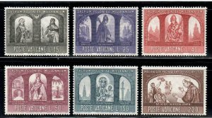 Vatican City # 433 - 438 , Polish Christianity , F-VF OG NH - I Combine S/H