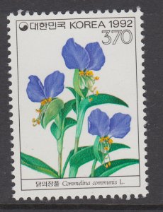 South Korea 1607 Flowers MNH VF