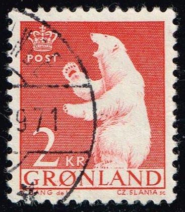 Greenland #63 Polar Bear; Used (1.10)