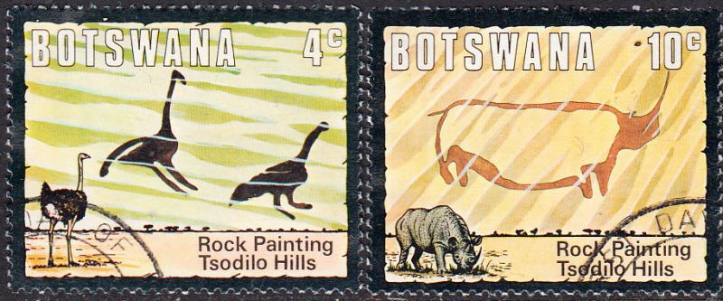 Botswana #136-139 Used  FD Cancel