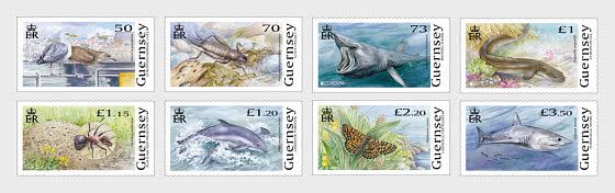 2021 Guernsey Endangered Wildlife (8) - Europa (Scott NA) MNH