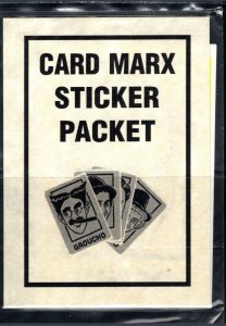 Vintage US Poster Stamp Card Marx Sticker Packet Set/4 Sealed