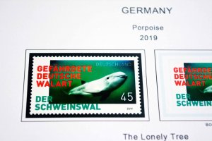 COLOR PRINTED GERMANY 2011-2020 STAMP ALBUM PAGES (89 illustrated pages)