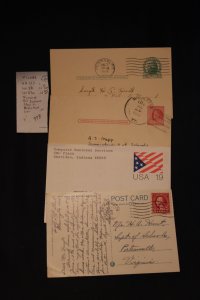 4 different US cards (incl Norwood Hall Indiana St.) (#998)