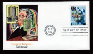 U.S. 1996 FDC Computer Technology!