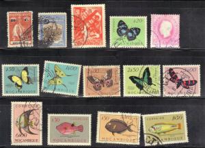 ROSS1374: MOZAMBIQUE VINTAGE STAMPS LOT #1