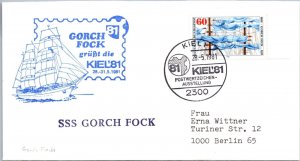 Germany 1981 - SSS Gorch Fock - Postage Stamp Exhibition - Kiel - F67697