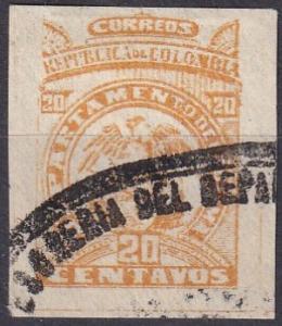 Colombia Tolima #81a  F-VF Used  CV $2.50  (A19778)