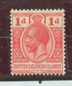Solomon Islands (British Solomon Islands) #44 Unused Single (King)