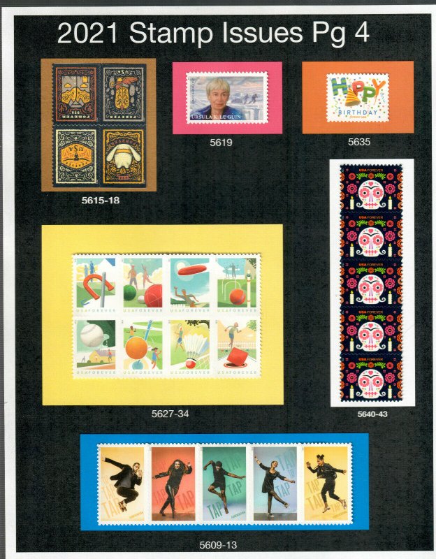 2021 Commemoritive & Definitive Year Set (111 Stamps) Ships with Tracking!!!