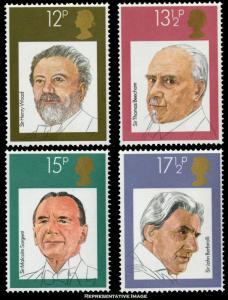 Great Britain Scott 920-923 Mint never hinged.