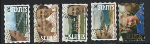 St Kitts   mnh sc 332 - 336