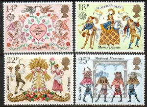 Great Britain Sc #933-936 MNH