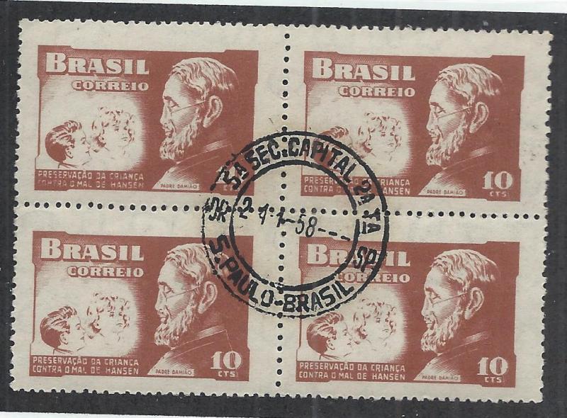 BRAZIL SC# RA2 B/4 FVF/CTO 1952