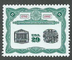 United States  Scott 2630  MNH    New York Stock Exchange