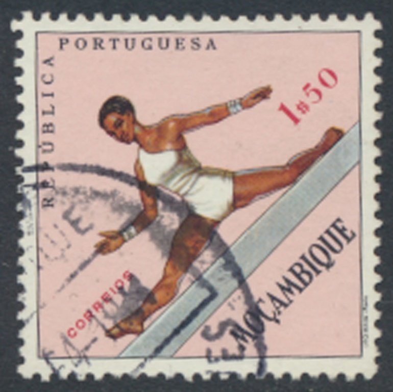 Mozambique   SC# 426  Used  Gymnast   see details & scans 