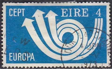 Ireland 329 Europa CEPT Post Horn & Arrows 1973