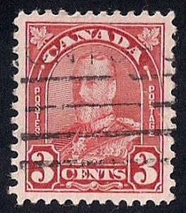 Canada #167 3 cent King George Stamp used EGRADED XF 92 XXF