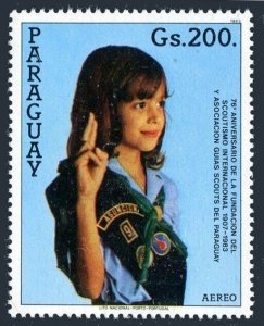Paraguay 2113, MNH. Michel 3725. Girl Scout, 1984.