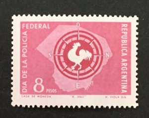 Argentina 1965 #785, Federal Police Day, MNH.