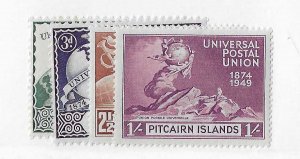 Pitcairn  Islands  Sc# 13-16  UPU set of 4 OG VF