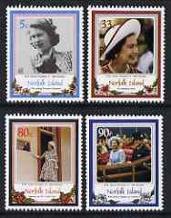 NORFOLK ISLAND - 1986 - Queen Elizabeth II - Perf 4v Set - Mint Never Hinged