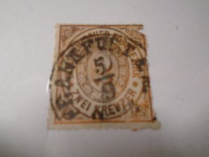 North German Confederation  #  8  used    Clear cancel  Tear upper right