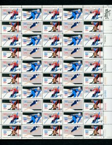 US Scott 1795-98 WINTER OLYMPICS  sheet of 50 Mint NH