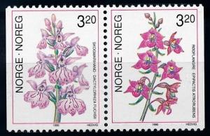 [67687] Norway 1990 Flora Flowers Blumen Pair  MNH