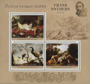 Madagascar 2015 FRANS SNYDERS Flemish Painter Sheet Perforated Mint (NH)