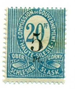 Upper Silesia 1920 #11b MH  SCV (2022) = $1.60