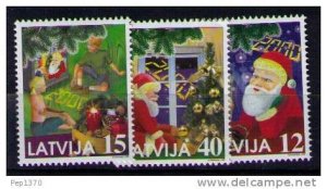 Stamps of Latvia MNH** 1999 - Christmas