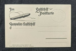 1913 Germany Graf Zeppelin Viktoria Luise Real Photo Postcard RPPC
