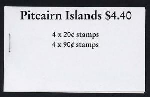 Pitcairn Islands 301b, 306b 1990 booklet MNH Ships