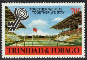 TRINIDAD & TOBAGO SG580 1980 WORLD NETBALL TOURNAMENT MNH