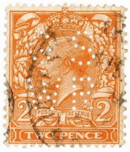 (I.B) George V Commercial Perfin : Great Southern & Western Railway (Ireland)