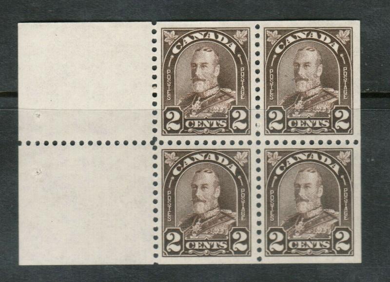 Canada #166a Extra Fine Never Hinged Booklet Pane