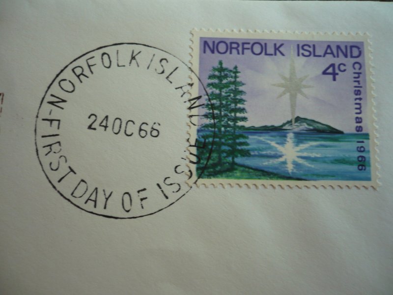Postal History - Norfolk Island - Scott# 99 - First Day Cover