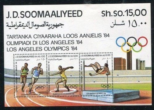 Somalia 537a, MNH, Olympic Los Angeles 1984. X217