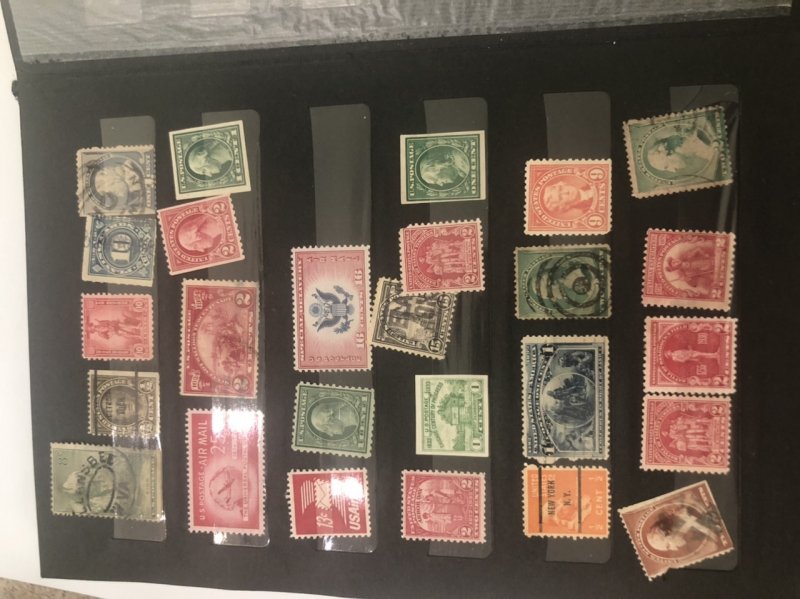 2 Stamp Stock Books Full Of Old U.S Has Some Revenue + Other Countries