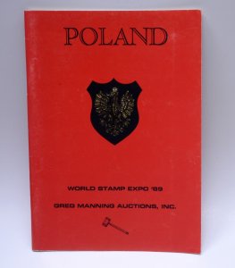 Poland World Stamp Expo '89 Greg Manning Auctions Philatelic Catalogue